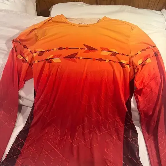 Zeroxposur Men’s Gradient Red Jersey Top Size M - Picture 6 of 7